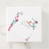 liefdesvogels veer bedankjes labels (In situ)