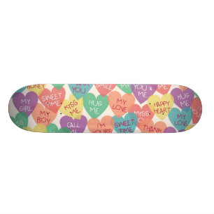Liefdesvorm Achtergrond Skateboard
