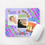 Liefdeszorg Lach Afbeelding Collage Muismat (Met muis)