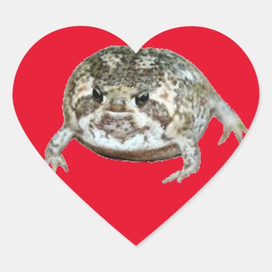 liefdeszweep hart sticker (Voorkant)