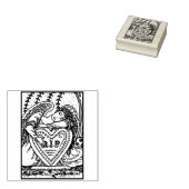 LIEFDEVOLLE BESCHERMENGEL, BEGRAAFPLAATS RIP RUBBE 	RUBBERSTEMPEL (Gestempeld)