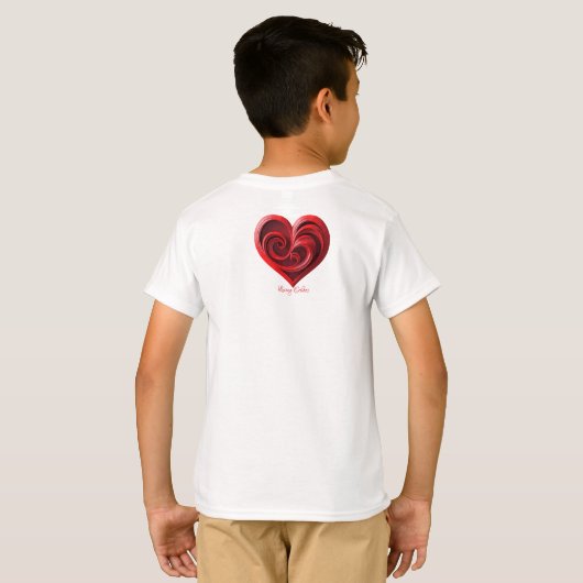 Liefdevolle echo's t-shirt (Achterkant volledig)