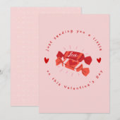 Liefdevolle feestdagen kaart (Voorkant / Achterkant)