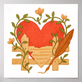 Liefdevolle grenzen houden poster