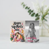 *~* Liefdevolle grillige Moederdag Foto AP72 Feestdagenkaart (Staand voorkant)