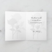 Liefdevolle Groetkaart Liefde Roos Kaart (Binnen)