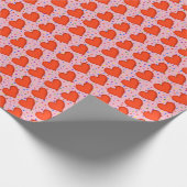 liefdevolle harten inpakpapier (Hoek)