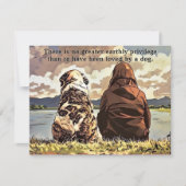 Liefdevolle herinnering aan een Wenskaart Kaart (Voorkant)