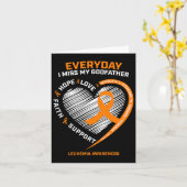 Liefdevolle herinnering ter nagedachtenis aan godf kaart (Gele Bloem)