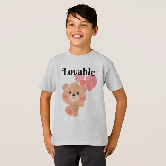 Liefdevolle Kinderen Basic T-shirt (Voorkant volledig)