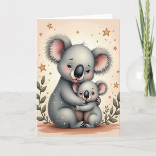 Liefdevolle Koala Moederdag Kaart