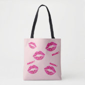 Liefdevolle lippen 01 MWAAA! Draagtas (Voorkant)