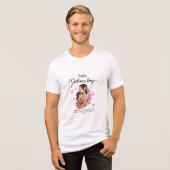Liefdevolle Moederdag knuffel Tri-Blend Shirt (Voorkant volledig)
