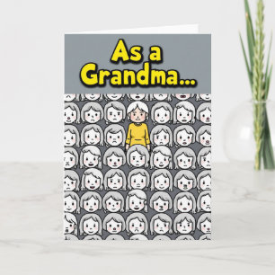 Liefdevolle Oma Dag Kunstkaart Kaart