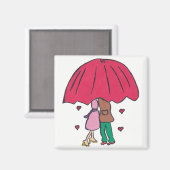 liefdevolle paar magneet (Voorkant / Achterkant)