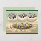 liefdevolle paasgroeten briefkaart (Voorkant / Achterkant)