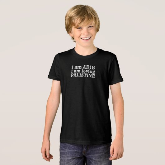 Liefdevolle Palestina Tri-Blend Shirt (Voorkant volledig)