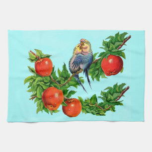 liefdevolle paraketten theedoek
