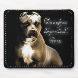 Liefdevolle Pet Pitbull Muismat