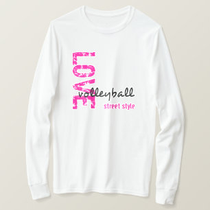 Liefdevolle Volleybal Street Style T-shirt