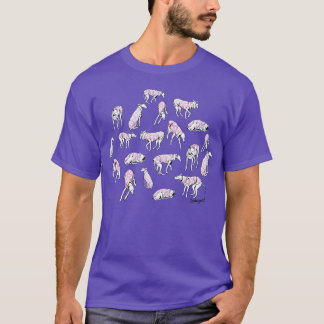 Liefdevolle windhonden t-shirt