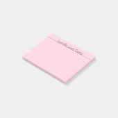 Liefdevolle woorden roze post-it® notes (Schuin)