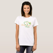 liefhebbend hart t-shirt (Voorkant volledig)