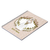 Liefhebbende bruid aangepaste trouwdag Notitieboek (Linkerzijde)