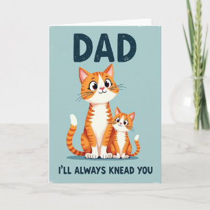 Liefhebbende Kattenpappadag Afbeeldingskaart Kaart