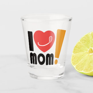 liefhebbende mama shot glas