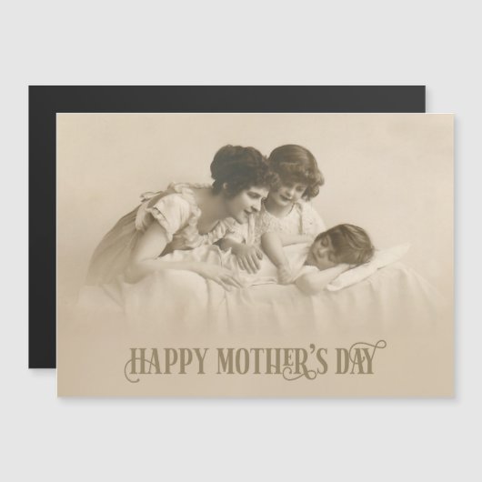 liefhebbende moeder en kinderen (Voorkant / Achterkant)