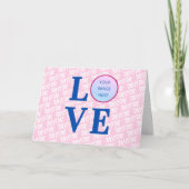 Liefhebbende moeder moderne chique aangepaste foto kaart (Voorkant)