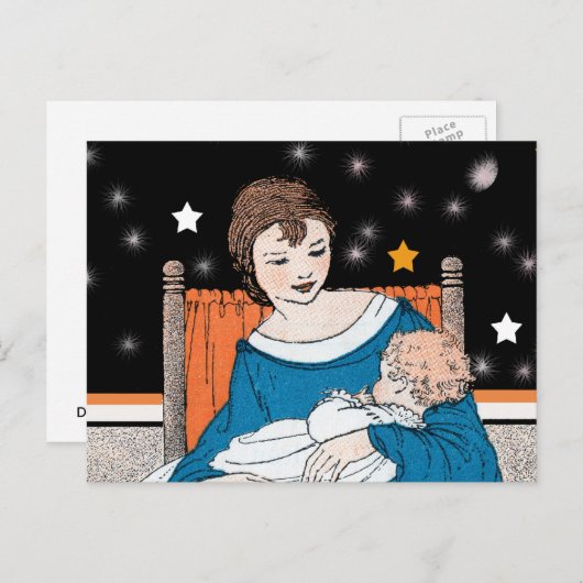 liefhebbende moederdag Baby sterren moederdag Briefkaart (Voorkant / Achterkant)