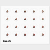 Liefhebber Botten � Grappig Romantisch Skelet Hart Sticker (Vel)