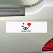 liefhebber bumpersticker (Op auto)