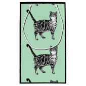 Liefhebber Cadeautas Mint Tabby Kat dierentuin Boo (Achterkant)