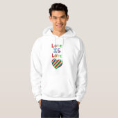 liefhebber hoodie (Voorkant volledig)