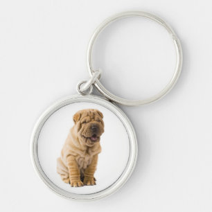 Liefhebber van Chinese Shar Pei Puppy Hond Sleutel Sleutelhanger