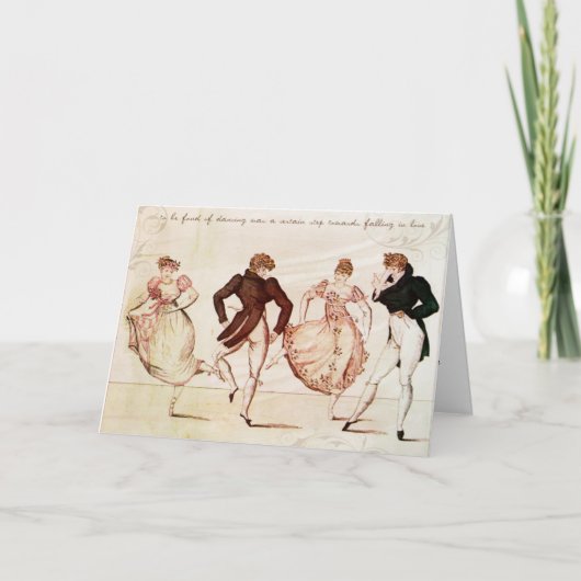 Liefhebber van Dancing Kaart (Voorkant)