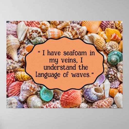 Liefhebber van de Zee Poster (Voorkant)