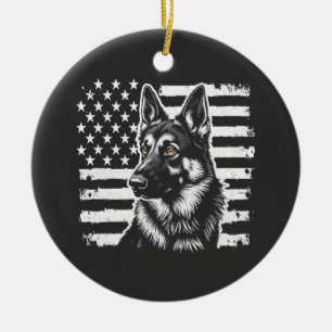 Liefhebber van Duitse Herdershond USA Amerikaanse  Keramisch Ornament