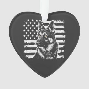 Liefhebber van Duitse Herdershond USA Amerikaanse Ornament