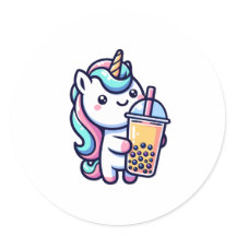 liefhebber van eenhoorn bubble tea