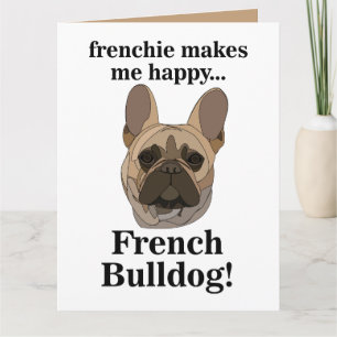 Liefhebber van Franse Bulldoggen Gezicht Kaart
