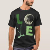 Liefhebber van golf t-shirt (Voorkant)