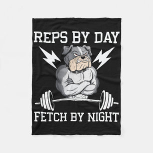 Liefhebber van honden Bodybuilder Gymkleding Fitne Fleece Deken