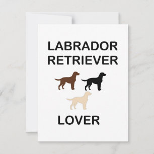 liefhebber van labrador retrievers alle kleuren si notitiekaartje