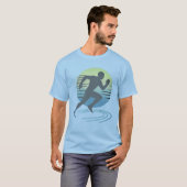 Liefhebber van Marathon Competitieve Runner T-shirt (Voorkant volledig)