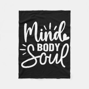 Liefhebber van Mind Body Soul Yoga Fleece Deken