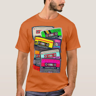 Liefhebber van muziek uit de jaren tachtig Retro 8 T-shirt